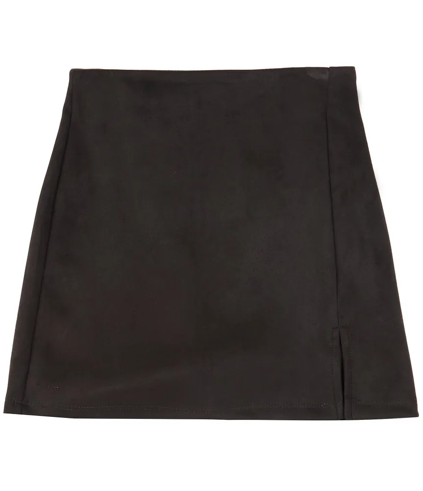 Originality Big Girls 7-16 Faux Suede Skirt