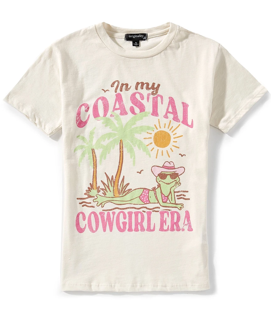 Originality Big Girls Short-Sleeve Coastal Cowgirl Era T-Shirt