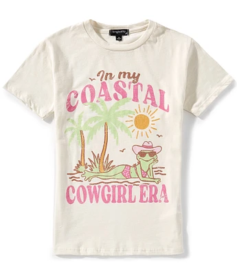 Originality Big Girls Short-Sleeve Coastal Cowgirl Era T-Shirt