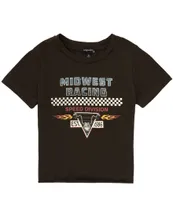 Originality Big Girls 7-16 Short Sleeve Midwest Racing T-Shirt