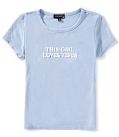 Originality Big Girls 7-16 This Girl Loves Jesus Baby T-Shirt