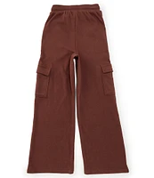 Originality Big Girls 7-16 Wide-Leg Cargo Lounge Pants