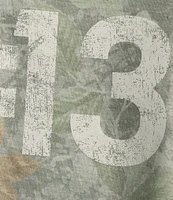 Originality Camo 13 Graphic Off-The-Shoulder Short Sleeve T-Shirt