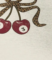 Originality Cherry 8 Ball Graphic Short Sleeve Baby T-Shirt
