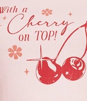 Originality Cherry On Top Short Sleeve Baby T-Shirt