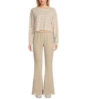 Originality Fleece Lounge Flared Pants