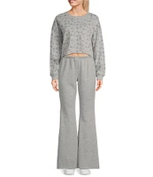 Originality Fleece Lounge Flared Pants