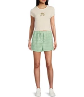 Originality Gingham Boxer Shorts