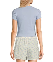 Originality 'Just A Girl' Graphic Short Sleeve Baby T-Shirt