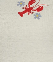 Originality Lobster Flower Graphic Short Sleeve Baby T-Shirt