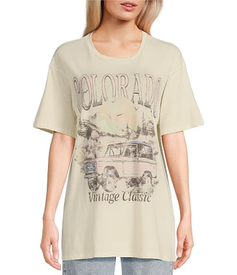 Originality Short Sleeve Colorado Vintage Classic OS Graphic T-Shirt