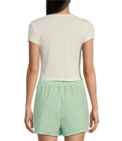 Originality Short Sleeve Sicily Strawberry Graphic Baby T-Shirt