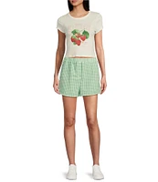 Originality Short Sleeve Sicily Strawberry Graphic Baby T-Shirt