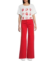 Originality Short Sleeve Strawberry Dreams T-Shirt