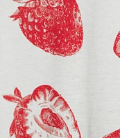 Originality Short Sleeve Strawberry Dreams T-Shirt