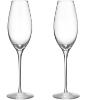 Orrefors Difference Sparkling Wine Glass, Set of 2