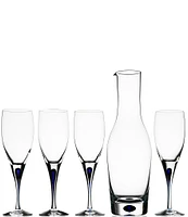 Orrefors Intermezzo Blue Drop Decanter