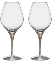 Orrefors Intermezzo Gold Aroma Glasses, Set of 2