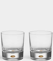 Orrefors Intermezzo Gold Old Fashioned Glasses, Set of 2