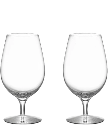 Orrefors Merlot Beer Iced Beverage Glasses, Set of 2