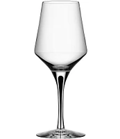 Orrefors Metropol Black Crystal Wine Glass