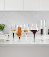 Orrefors Metropol Black Crystal Wine Glass