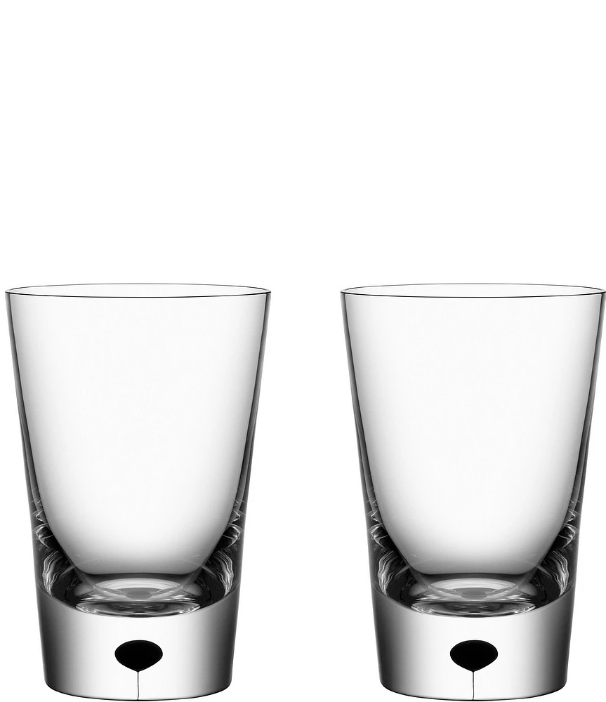 Orrefors Metropol Black Tumbler, Set of 2