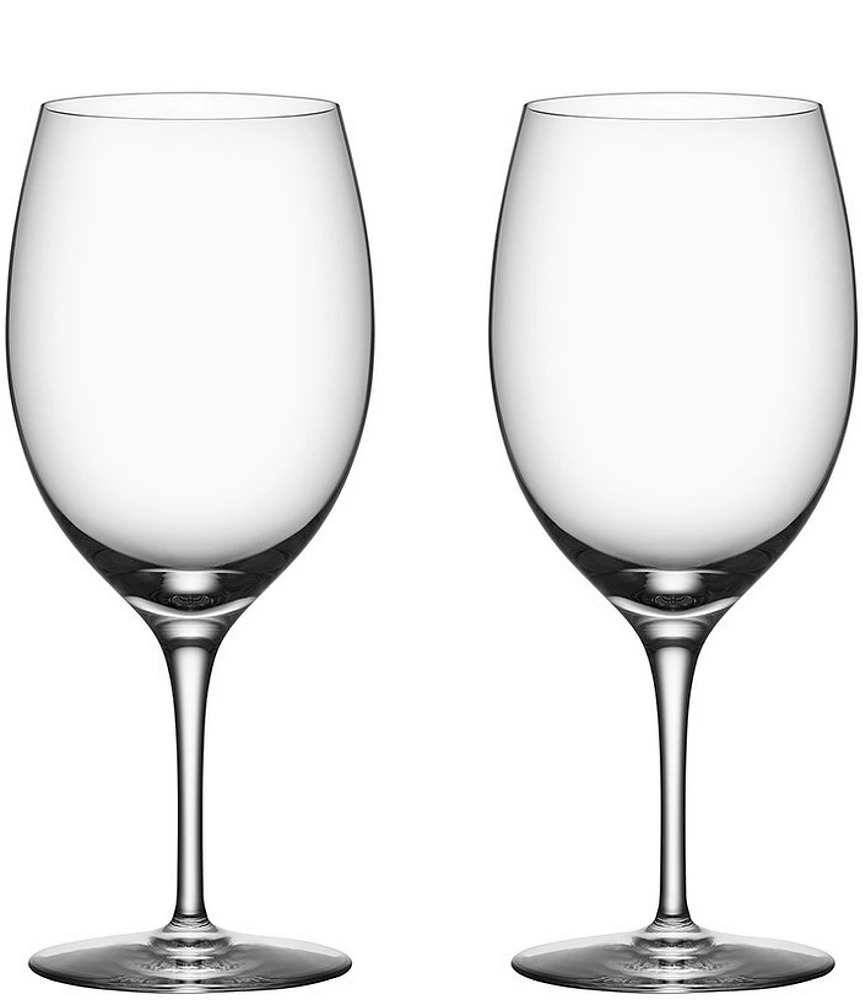Orrefors Premier Cabernet Wine Glass, Set of 2