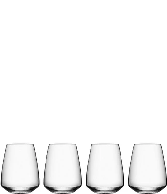 Orrefors Pulse Stemless Wine Glass, Set of 4