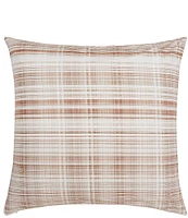 Oscar/Oliver Pascal Mini-Plaid Reversible Euro Sham