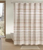 Oscar/Oliver Pascal Mini-Plaid Shower Curtain