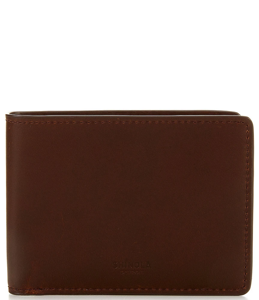 Other Brands Slim Bifold Leather Navigator Wallet