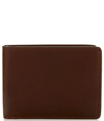 Other Brands Slim Bifold Leather Navigator Wallet