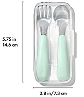 OXO Tot On-The-Go Fork & Spoon Set