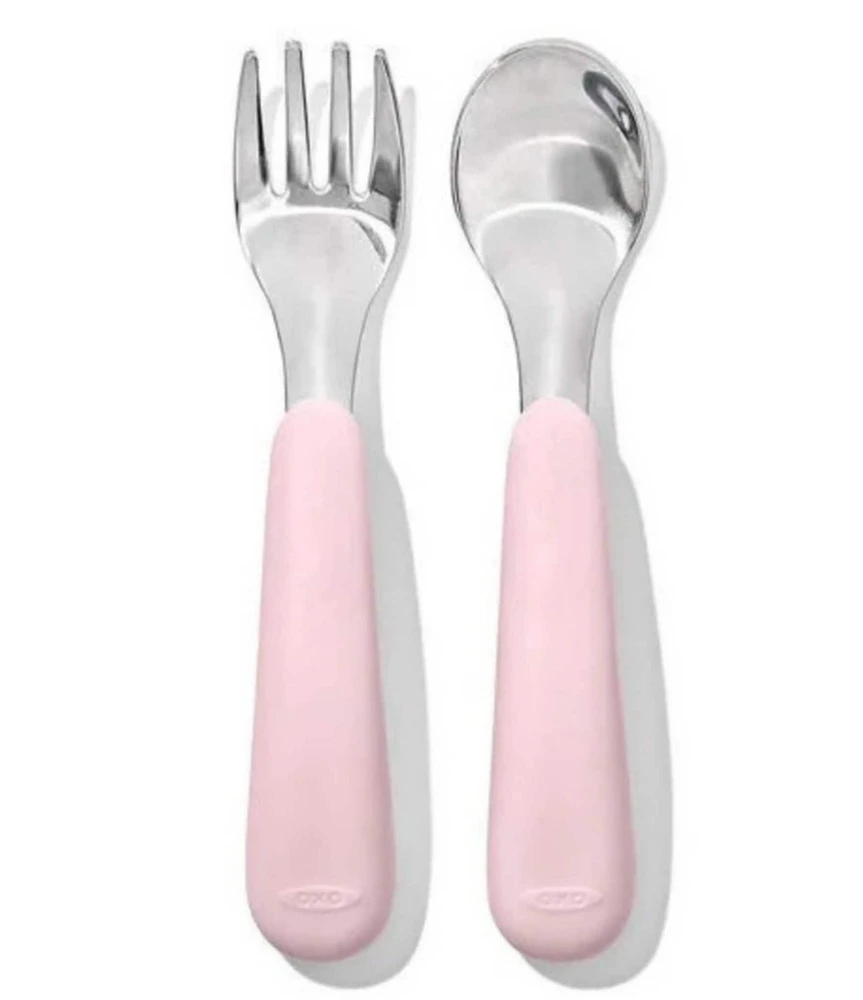 OXO Tot On-The-Go Fork & Spoon Set