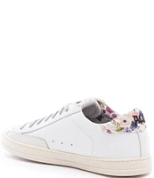 P448 John Floral Leather Lace-Up Sneakers