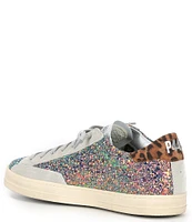 P448 John Multi Glitter Lace-Up Sneakers