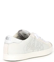 P448 John Pixel Leather Lace-Up Sneakers