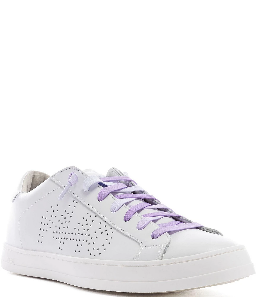 P448 John UV Leather Lace-Up Sneakers