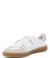 P448 Monza Leather and Suede Lace-Up Sneakers