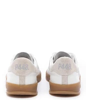 P448 Monza Leather and Suede Lace-Up Sneakers