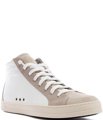 P448 Skate Leather High Top Zip Sneakers