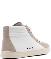 P448 Skate Leather High Top Zip Sneakers