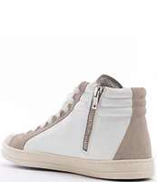 P448 Skate Leather High Top Zip Sneakers