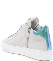 P448 Thea Glim Suede Mid Top Lace-Up Sneakers