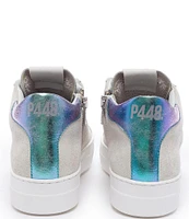 P448 Thea Glim Suede Mid Top Lace-Up Sneakers