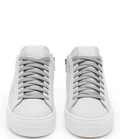 P448 Thea Glim Suede Mid Top Lace-Up Sneakers