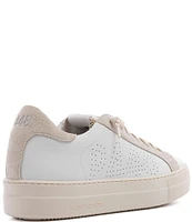 P448 Thea Leather Lace-Up Sneakers