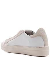 P448 Thea Leather Lace-Up Sneakers