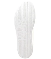 P448 Thea White Laser Low Top Leather Platform Sneakers